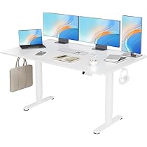 Amazon | Claiks 昇降デスク 大きめ 電動 パソコンデスク 昇降式
