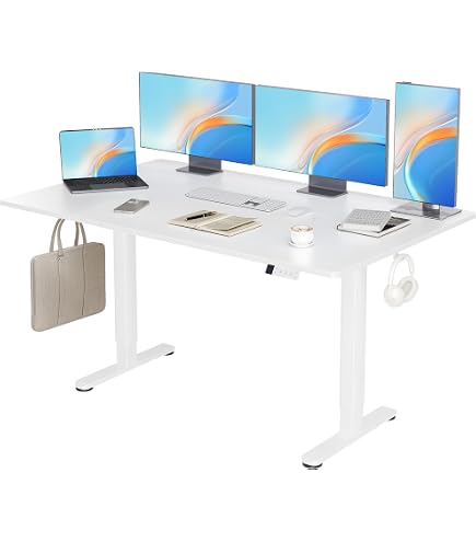Amazon | Alebert｢アレベルト｣ 電動式 昇降デスク 昇降式デスク 幅140