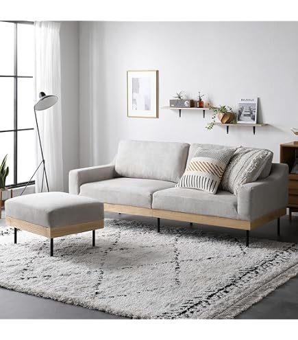 Amazon｜関家具 大川家具 ソファ ソファー 布 ファブリック エレーナ 3