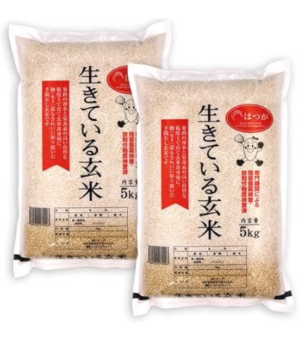 Amazon.co.jp: コシヒカリ 生きている玄米 5kg 発芽玄米・酵素玄米専用