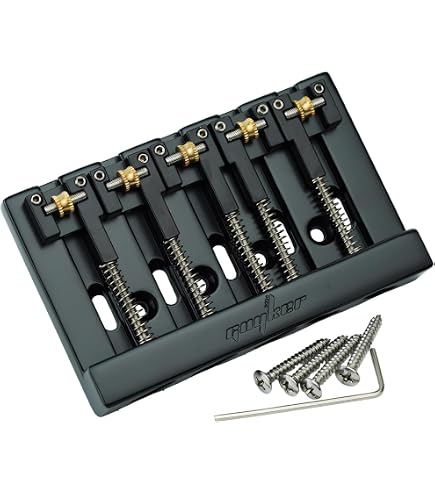 Amazon | Fender HiMass 5弦バス ワイドブリッジアセンブリ 亜鉛サドル