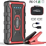 【進化版】YABER ジャンプスターター 12V車用エンジンスターター バッテリー上がり 大容量20000mAh 超強力2000A 全てのガソリン車/7Lのディーゼル車に対応 LED緊急ライト搭載 モバイルバッテリー スマホ タブレットなどへ急速充電 QC3.0 Type C 充電対応 24ヶ月保証【日本語取扱説明書付き】