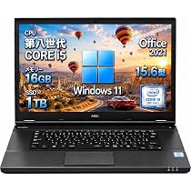 Amazon.co.jp: 【整備済み品】NEC VersaPro VKシリーズ Core i5-8250U