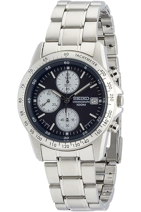 Seiko Men's Chronograph Quartz Watch with Stainless Steel Strap SKS605P1 :  Amazon.com.au: Clothing, Shoes \u0026 Accessories