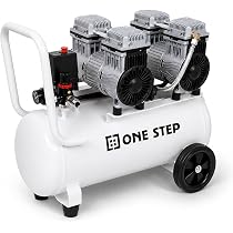 Amazon | 【静音、オイルレス、次世代コンプレッサー。】 ONE STEP