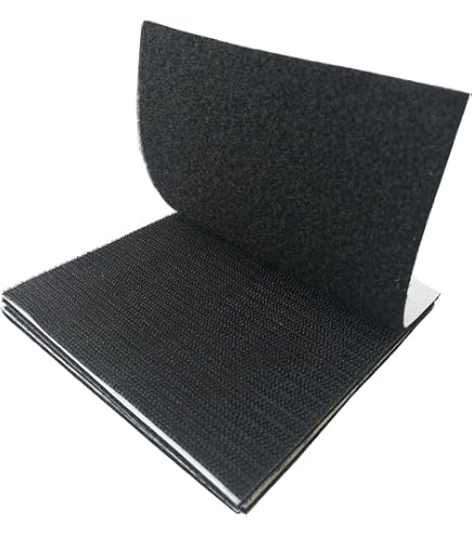 Strong Adhesive Hook & Loop Tape – 10 Pairs Of 2x6 Inch Strips For Carpets, Couch Cushions, Pedal Boards, Home & Office Projects