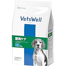 Amazon | VetsWell(ベッツウェル) 犬用食事療法食 肥満ケア 3kg