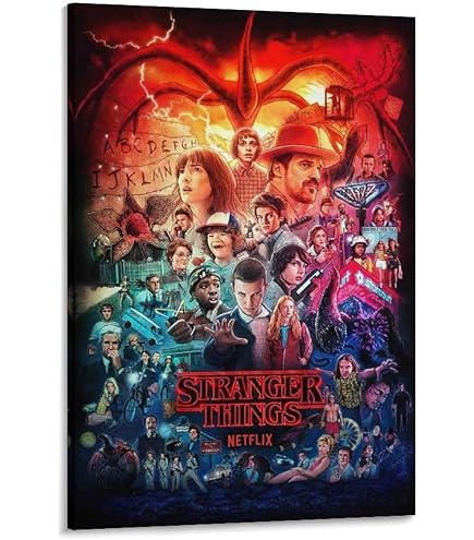 Amazon.co.jp: ストレンジャーシングス ポスター シーズンモンタージュ