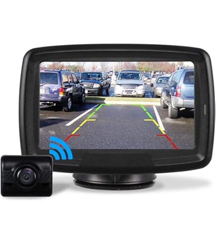 Amazon | AUTO-VOX M1W バックモニター ワイヤレス バックカメラセット