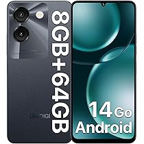 Amazon | UMIDIGI G9A simフリー スマホ 本体 8GB RAM+64GB ROM/1TB