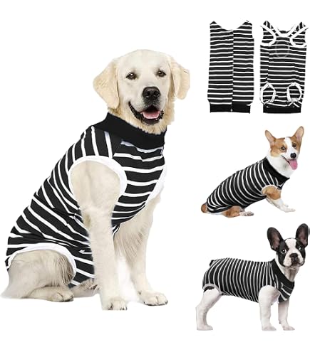 Amazon | 術後服 犬用 服 術後ウェア 保護服 犬介護服 傷口保護 傷舐め