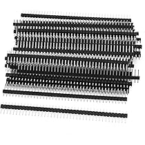Amazon | HOBBYPOWER 40pin 2.54mmオス単列ピンヘッダー
