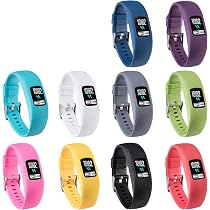 KingAcc Garmin Vivofit 4 Bands Silicone Replacement Band for Garmin Vivofit  4 With Secure Metal Watch Clasp Buckle Wristband Strap Women Men (10-Pack  10 Colors Small): Smartwatch Replacement Bands: Amazon.com.au