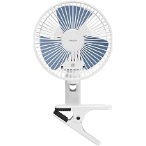 Amazon | [山善] クリップ 扇風機 卓上扇風機 小型 左右首振り 360度