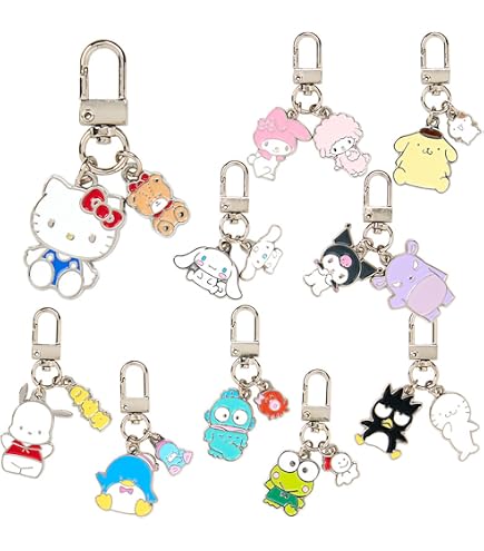 サンリオ ロゴ刺繍 タグ キーホルダー 18個セット じゃらづけ プレゼント Amazon.co.jp: サンリオ(SANRIO) ロゴ刺繍タグキーホルダー