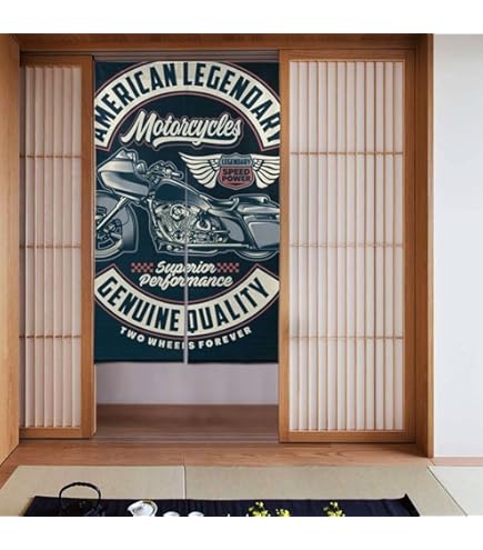 Amazon｜キースヘリング のれん暖簾 四季兼用 簡単取り付け 玄関