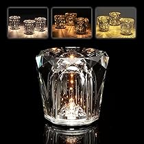 Amazon.co.jp : テーブルランプ おしゃれ｜USB充電式 クリスタルライト