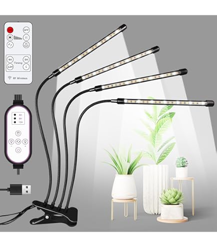 LED植物育成ライト、スタンド付き4ヘッド Amazon.co.jp: LED植物育成ライト、スタンド付き4ヘッドプラント