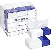 by Amazon ソフトパック 保湿ティッシュ FSC認証紙 300枚100組 (3枚重ね) × 15パック入