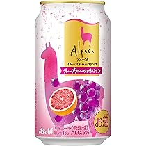 Amazon.co.jp: アルパカフルーツスパークリング グレープフルーツと
