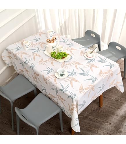 Amazon｜テーブルクロス 長方形 魚柄 藍染 藍染め さかな テーブル