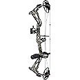 Sanlida Archery Dragon X8 RTH Compound Bow Package for Adults and Teens, 18"-31", Draw Weight 0-70 lbs, Max IBO 310 fps, No Bow Press Required, Limbs Made in the USA