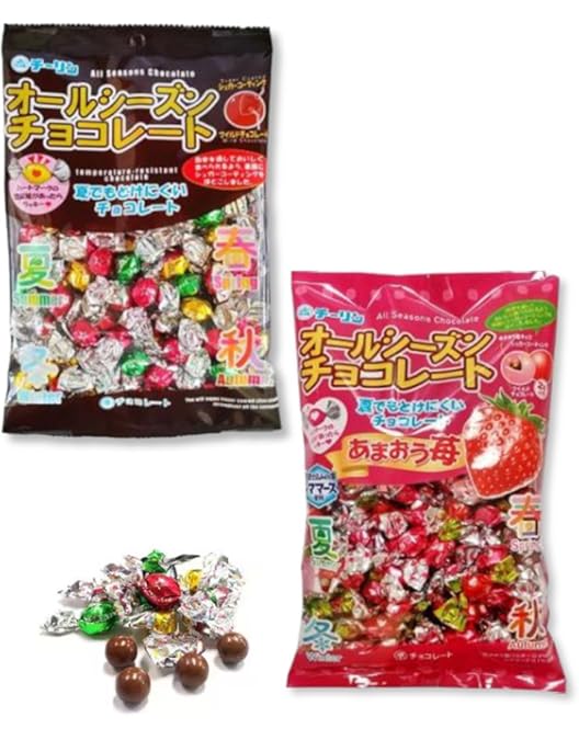 Amazon | チーリン製菓 あまおう苺 オールシーズンチョコ 300g PSJBOX