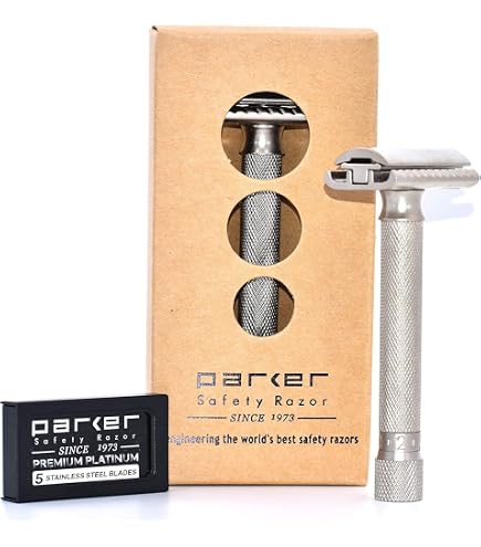 Amazon.co.jp: TIMELESS RAZOR アメリカ製チタンダブルエッジ安全 両刃カミソリTimeless Razor 0.68 クローズスカラップチタン