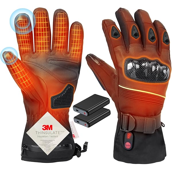 Amazon | ThxToms Heated Gloves for Men Women with Touchscreen,M