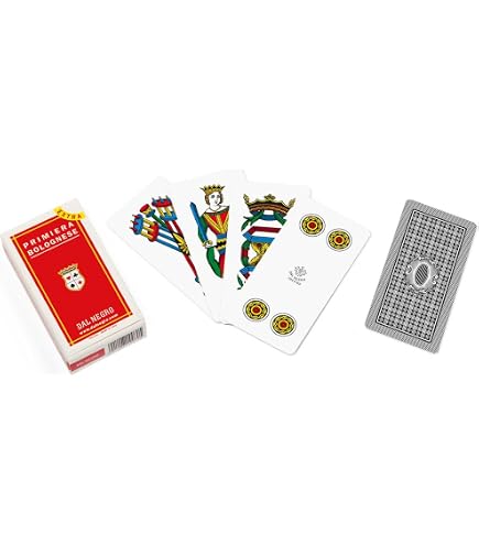 Dal Negro Italian Playing Cards - Triestine 40-Card Deck, For Scopa, Tressette, Traditional Card Games