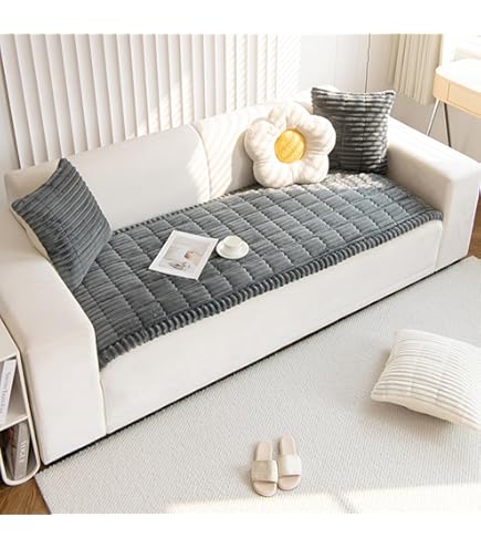 Amazon.co.jp: [KUZQIM] 長座布団 ロングクッション グレー 長方形