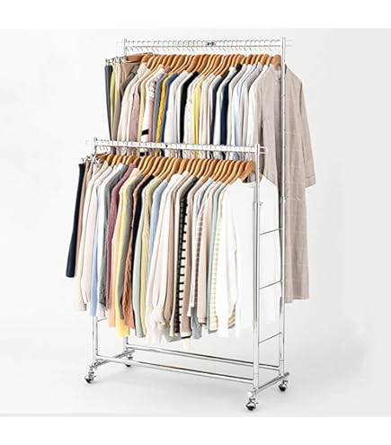 Amazon｜パール金属 ハンガーラック パイプハンガー ダブル 高耐荷重