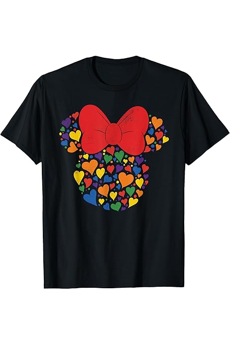 Amazon | ディズニー ミッキーマウス アイコン レトロ レインボー T 