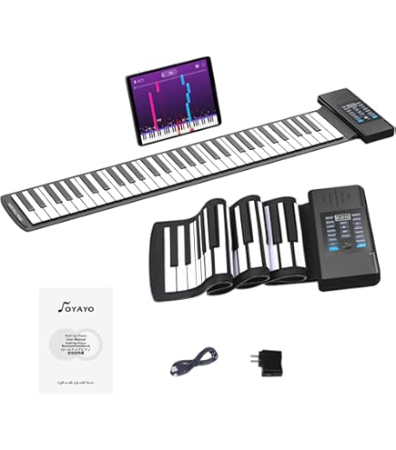 Amazon | ロールアップピアノ 88鍵 ソフトシリコン 電子デジタル音楽