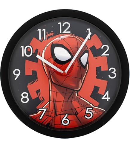 Marvel Spiderman Wall Clock: Wall Clocks: Amazon.com.au