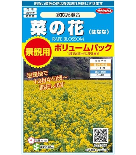 Amazon | サカタのタネ 実咲花7460 菜の花 寒咲系混合 00907460 | 花