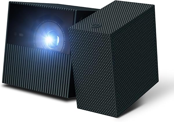 TCL PlayCube 750 ISO 1080P FHD LED 小型 プロジェクター GoogleTV ポータブルプロジェクター/ルーメン / 4K対応 / 内蔵66Whバッテリーで最大3時間再生可能 / 最大150インチスクリーン / オートフォーカス&キーストーン補正 - 1