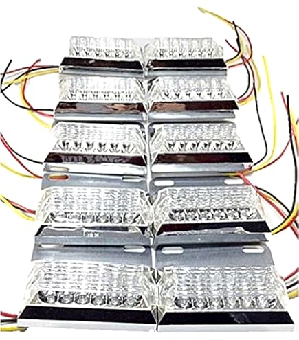 Amazon.co.jp: トラック用 角マーカーランプ 【イエロー】 24V 6W球 前