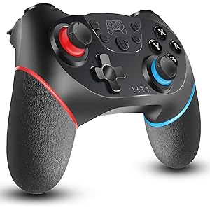 Switch コントローラー [2020最新] 無線 HD振動 小型6軸ジャイロセンサー搭載 スイッチコントローラーTURBO連射機能付き ジャイロセンサー Bluetooth接続 任天堂 スイッチの全てシステムに対応 任天堂 Nintendo Switch 対応 小型 日本語取扱説明書