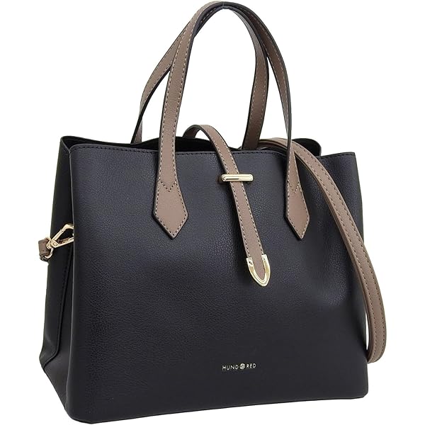 Amazon | [リンレ] バッグ レディース トートバッグ ブラック 縦型