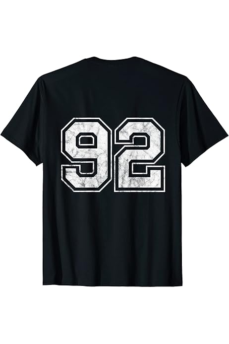 Amazon | 背面に86番。 Tシャツ | Tシャツ・カットソー 通販