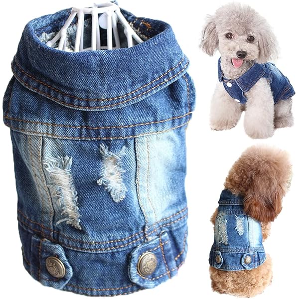 dog jean jacket amazon