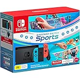 Nintendo Switch Console (Neon Blue/Neon Red) Nintendo Switch Sports Set
