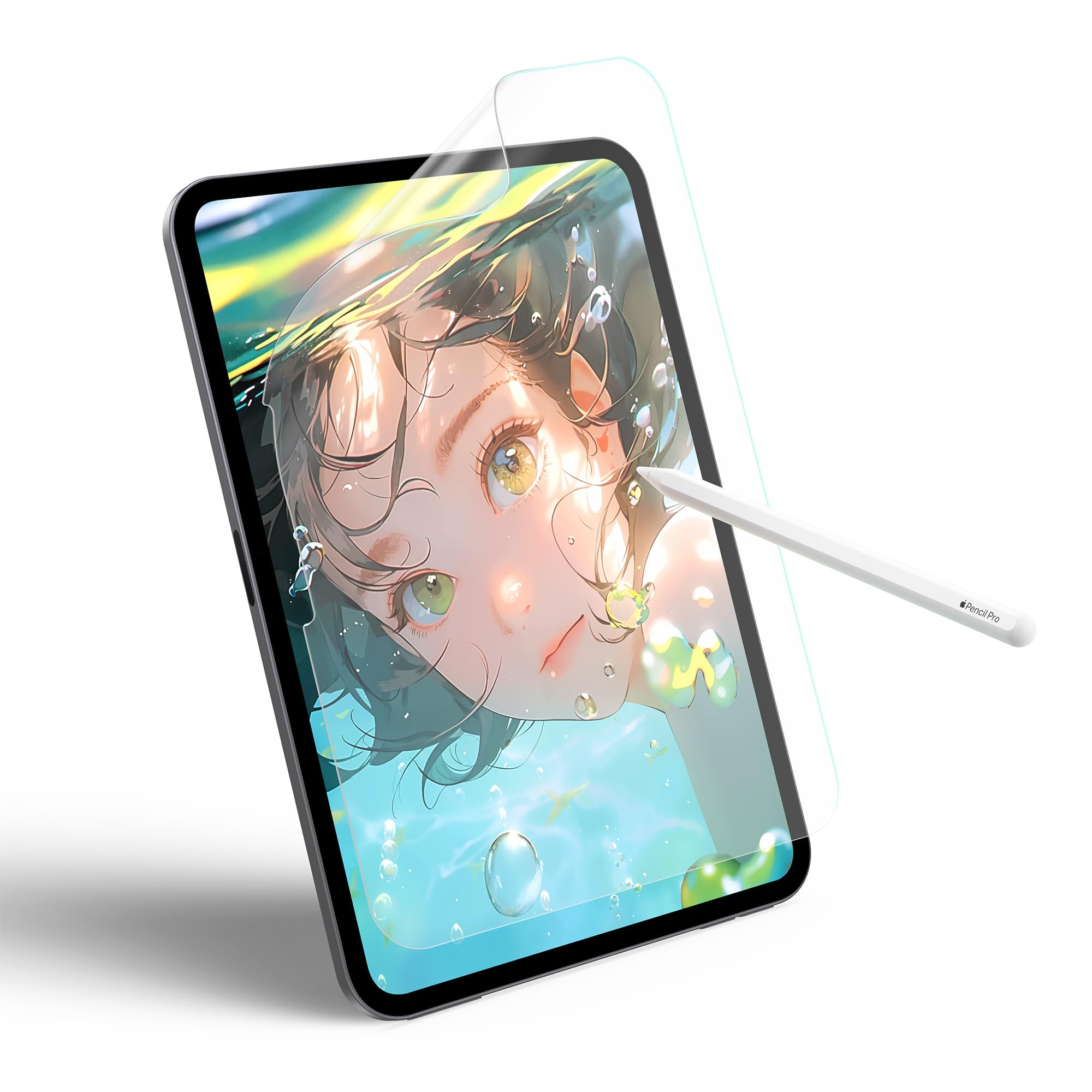 NIMASO ペーパーライクフィルム iPad mini8(A20 Pro)用 2026年 保護フィルム 反射低減 紙のような描き心地 1枚セット | アンチグレア 位置決めガイド付き 指紋防止 ペン先の摩耗低減 アイパッド ミニ8対応(8.5インチ