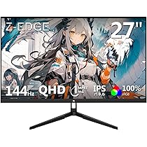 Amazon.co.jp: Z Z-Edge(ゼロエッジ) 2K ゲーミングモニター 27