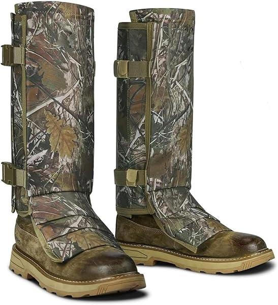Heartserice Waterproof Breathable Ultra Lightweight Lower Leg Protection Unisex Adjustable Hunting Hiking Farm Work Climbing Spats Heavy Duty Leg Covers - 1