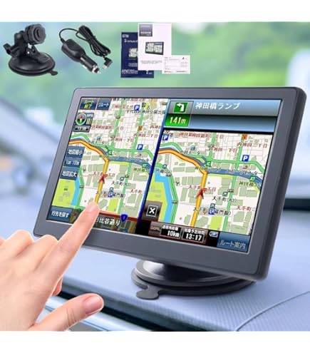 Amazon.co.jp: カーナビ ポータブルナビ 7インチ 2022年度版地図搭載