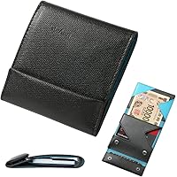 アブラサス薄い二つ折り財布 ブラック/ブルー レザー 楽天市場】＼ポイント10倍／＼楽天ランキング1位／【グッド