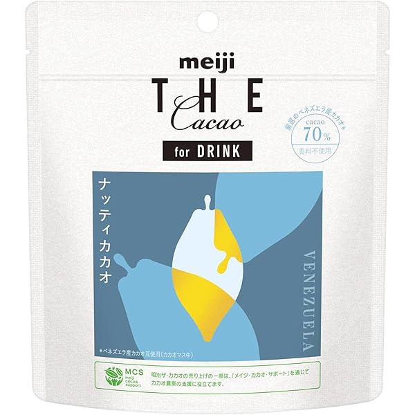 カカオ Amazon | 明治 ザカカオforDRINKフルーティカカオ 140g