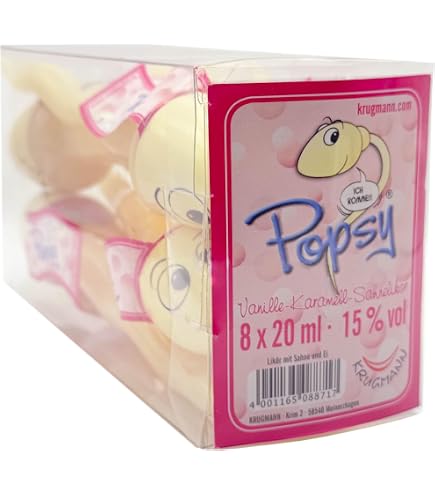 Amazon.co.jp: 【ミニチュア】ポプジー クリームリキュール 20ml×8本